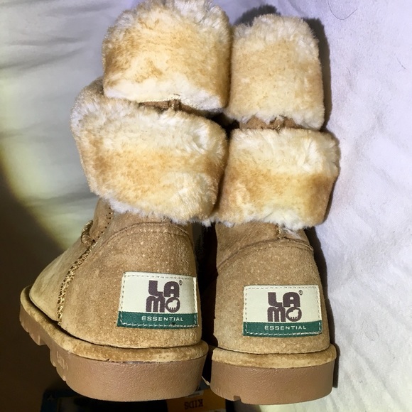 Lamo wrap closure plush fur boot -like ugg classic - Picture 3 of 7